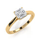 4g Lab Grown Round Diamond Solitaire Engagement 4 Prong Setting Ring IGI Certified 1.00 Ctw.