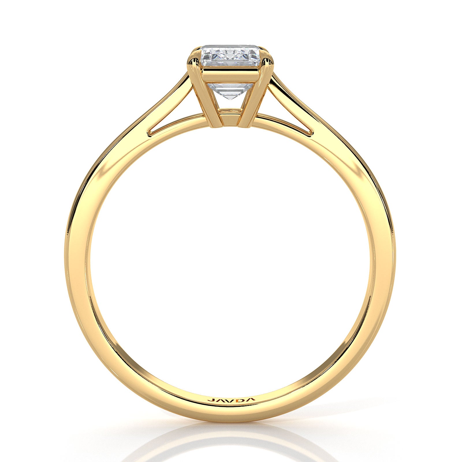 4g Lab Grown Round Diamond Solitaire Engagement 4 Prong Setting Ring IGI Certified 1.00 Ctw.