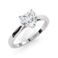 4g Lab Grown Round Diamond Solitaire Engagement 4 Prong Setting Ring IGI Certified 1.00 Ctw.