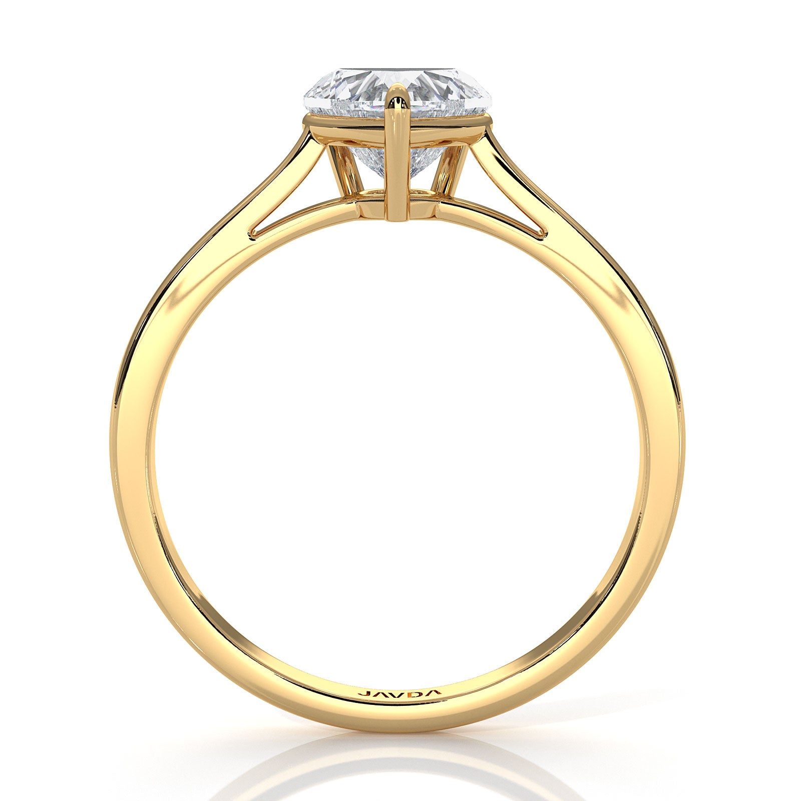 4g Lab Grown Round Diamond Solitaire Engagement 4 Prong Setting Ring IGI Certified 1.00 Ctw.