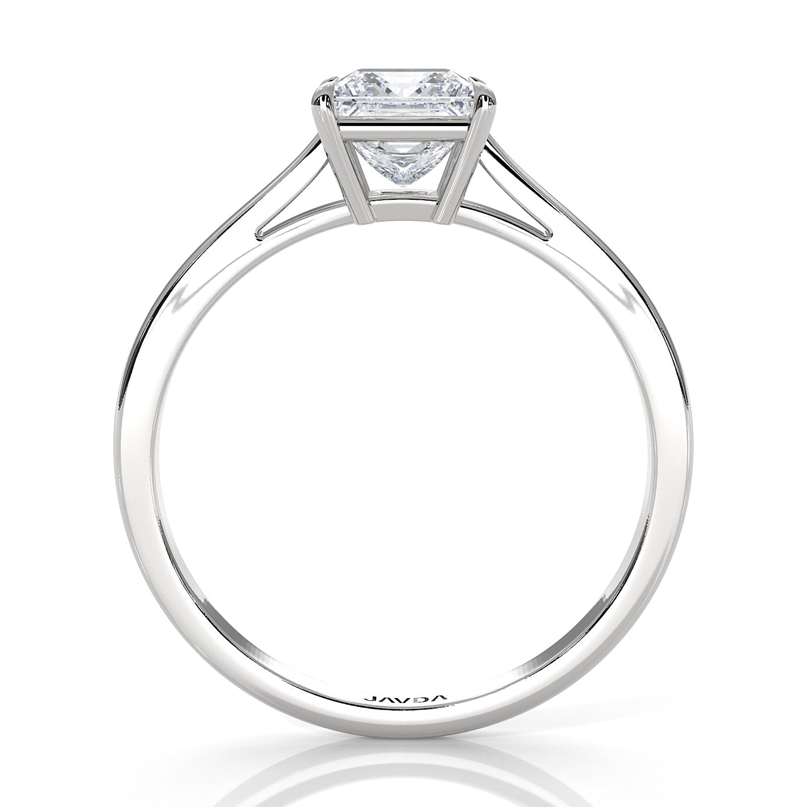4g Lab Grown Round Diamond Solitaire Engagement 4 Prong Setting Ring IGI Certified 1.00 Ctw.
