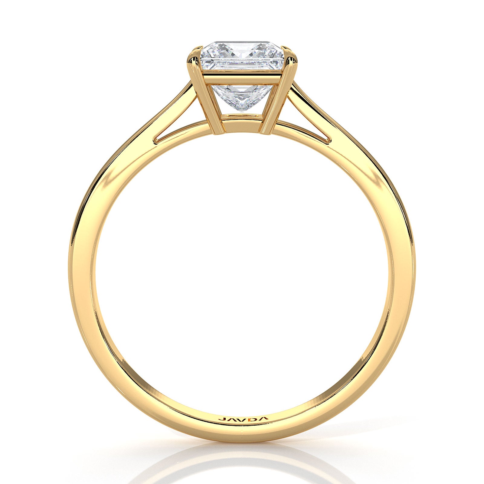 4g Lab Grown Round Diamond Solitaire Engagement 4 Prong Setting Ring IGI Certified 1.00 Ctw.