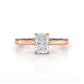 4g Lab Grown Round Diamond Solitaire Engagement 4 Prong Setting Ring IGI Certified 1.00 Ctw.