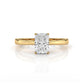 4g Lab Grown Round Diamond Solitaire Engagement 4 Prong Setting Ring IGI Certified 1.00 Ctw.