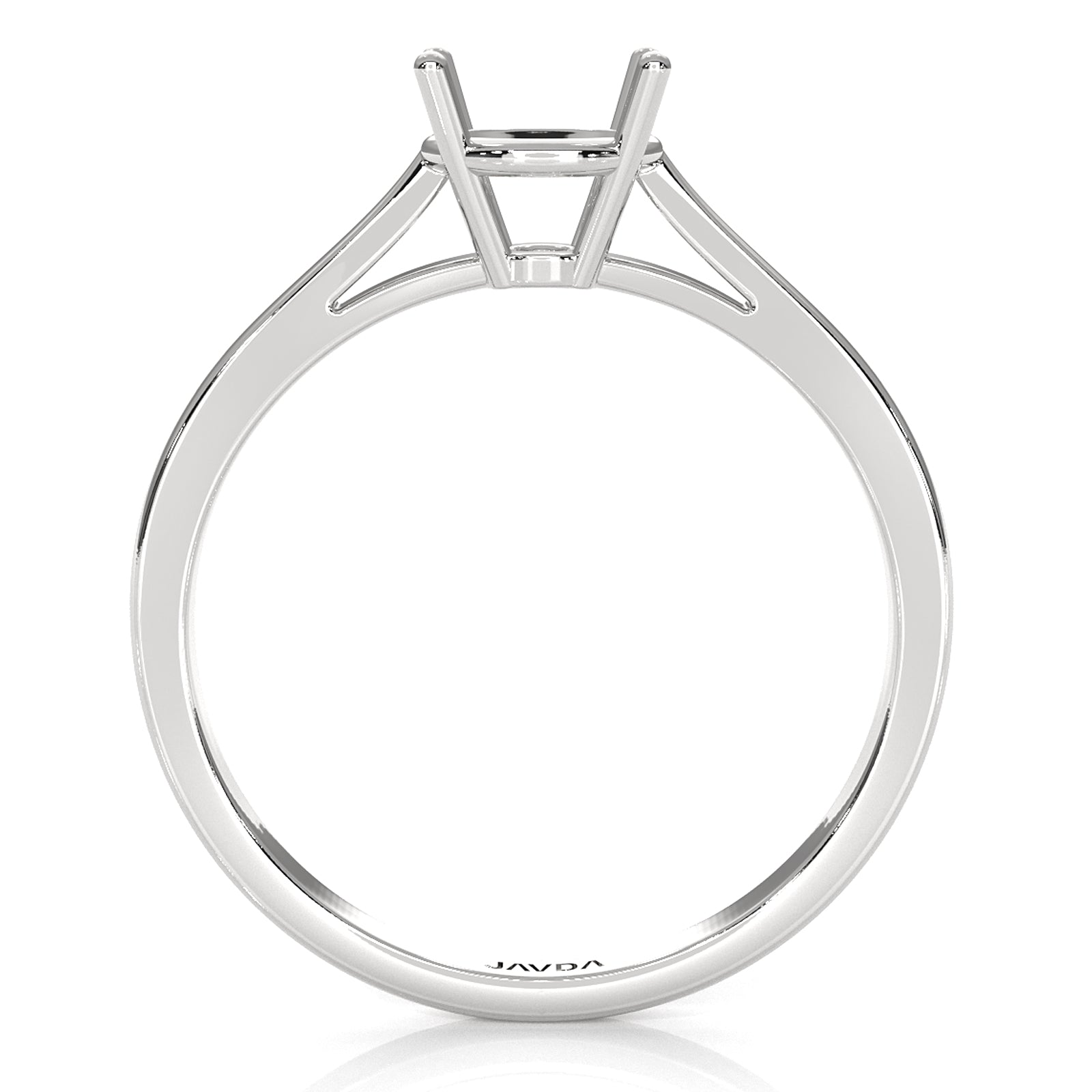 4g Four Prong Setting Solitaire Semi Mount Engagement Ring