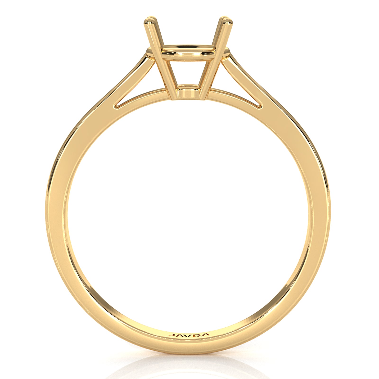 4g Four Prong Setting Solitaire Semi Mount Engagement Ring