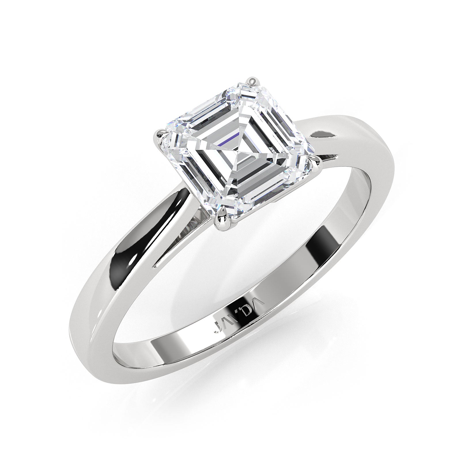 Lab Grown Diamond IGI Certified 4 Prong Solitaire Engagement Ring 4g Setting 1.00 Ctw.