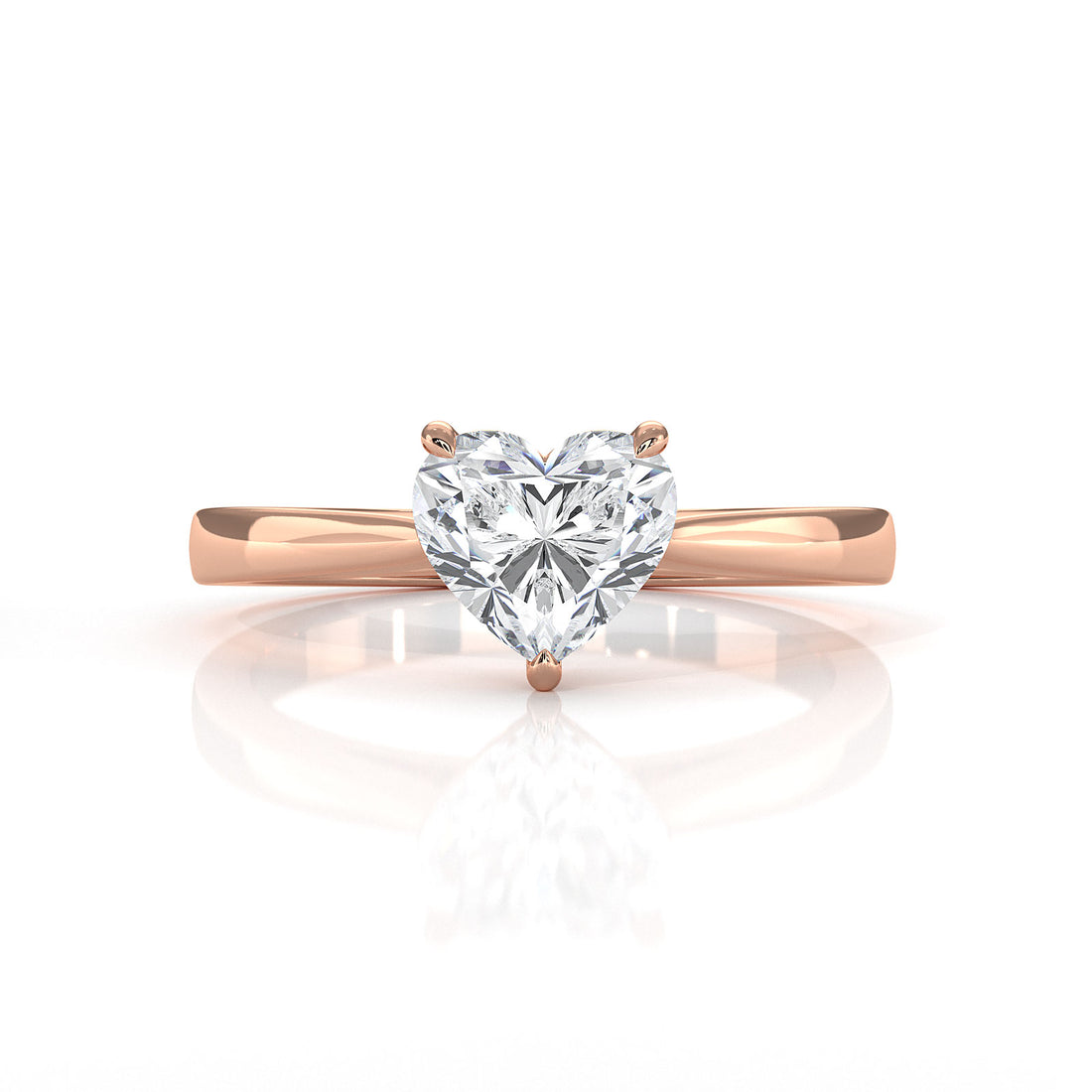 Lab Grown Diamond IGI Certified 4 Prong Solitaire Engagement Ring 4g Setting 1.00 Ctw.