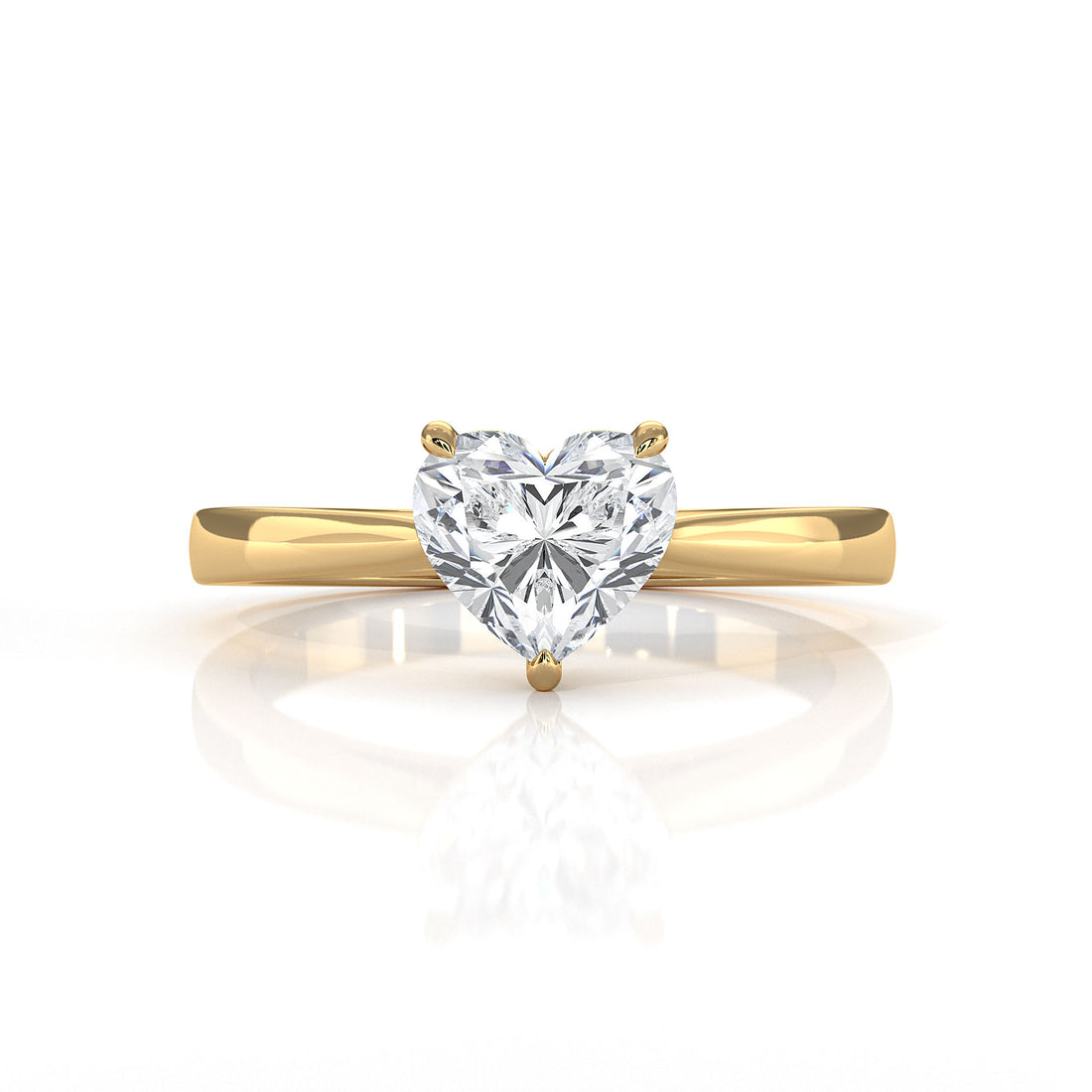Lab Grown Diamond IGI Certified 4 Prong Solitaire Engagement Ring 4g Setting 1.00 Ctw.