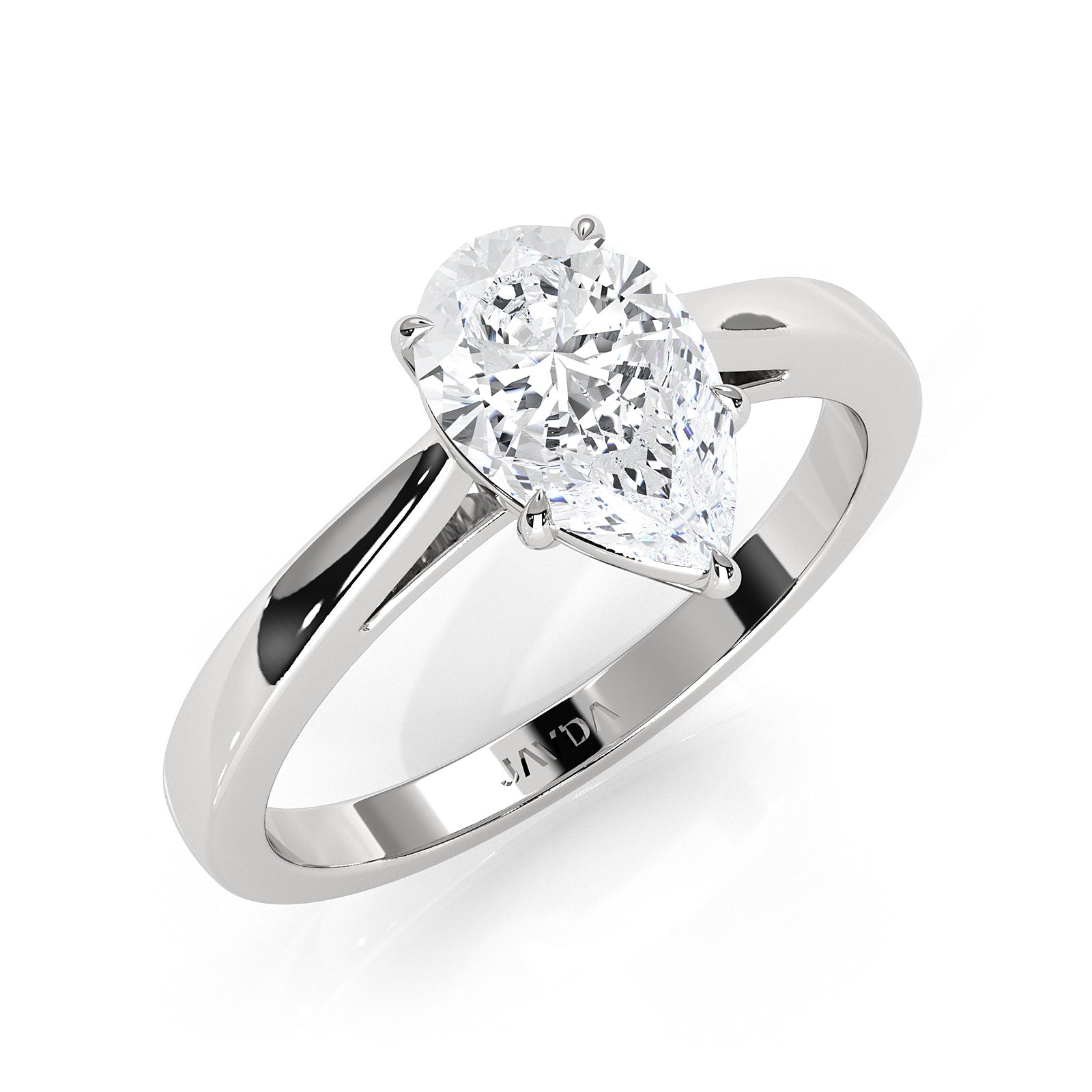 Lab Grown Diamond IGI Certified 4 Prong Solitaire Engagement Ring 4g Setting 1.00 Ctw.