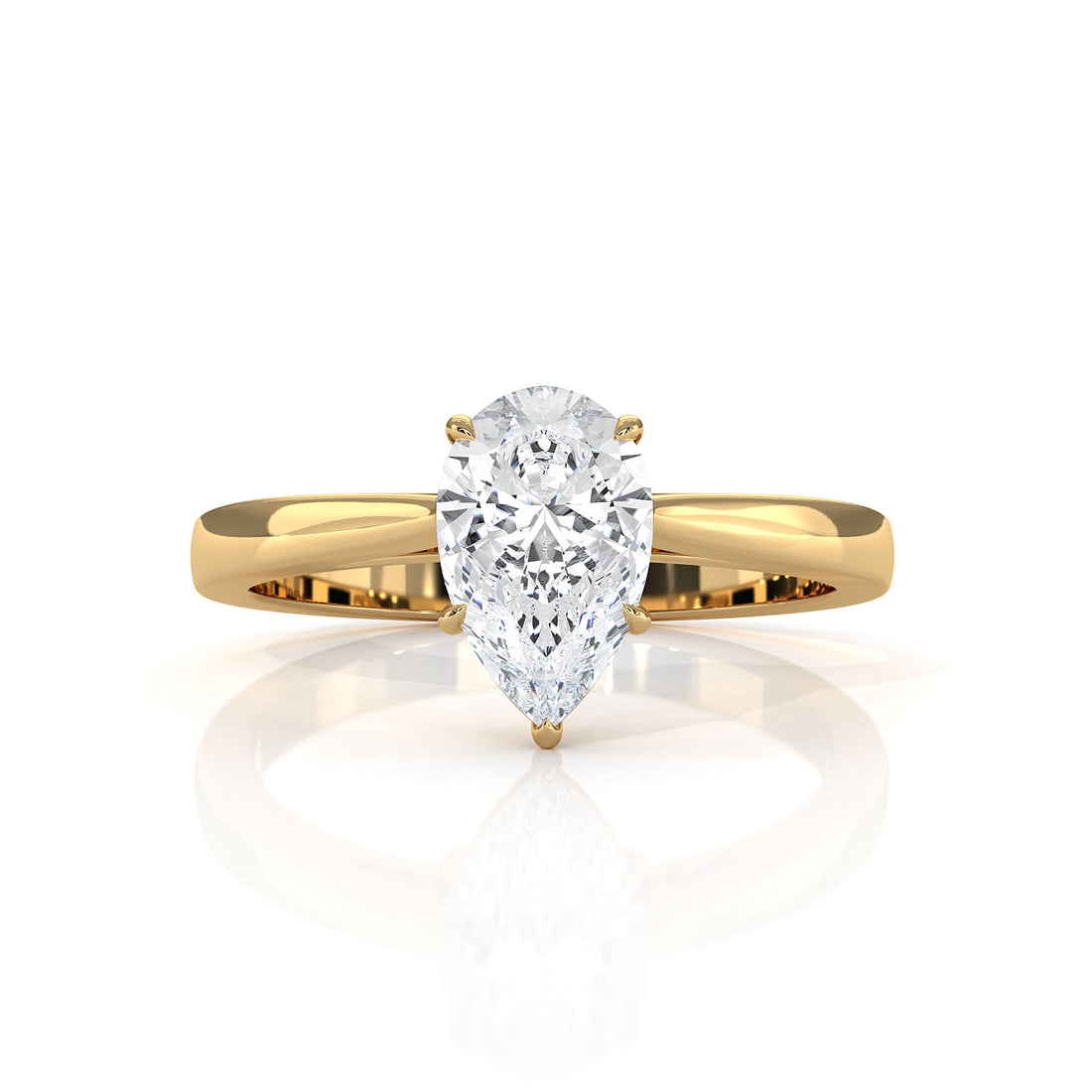Lab Grown Diamond IGI Certified 4 Prong Solitaire Engagement Ring 4g Setting 1.00 Ctw.
