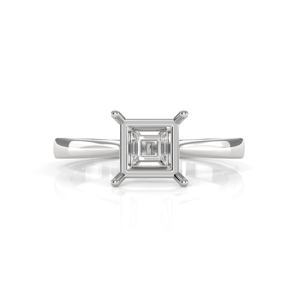 4g Prong Set Solitaire Semi Mount Engagement Ring Setting