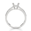 4.5g Prong Set Semi Mount Solitaire Style Engagement Ring Setting