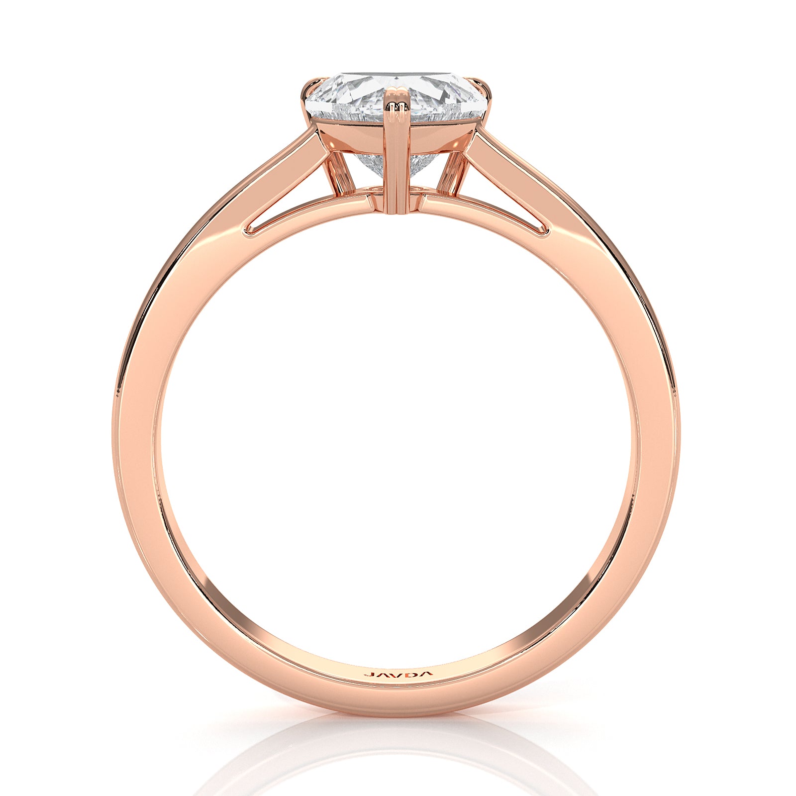 4.5g Emerald Lab Grown Diamond Six Prong Solitaire Engagement Ring IGI Certified 1.00 Ctw.