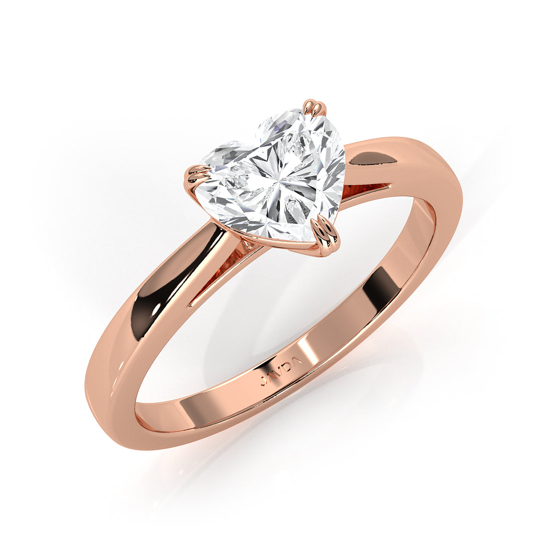 4.5g Emerald Lab Grown Diamond Six Prong Solitaire Engagement Ring IGI Certified 1.00 Ctw.
