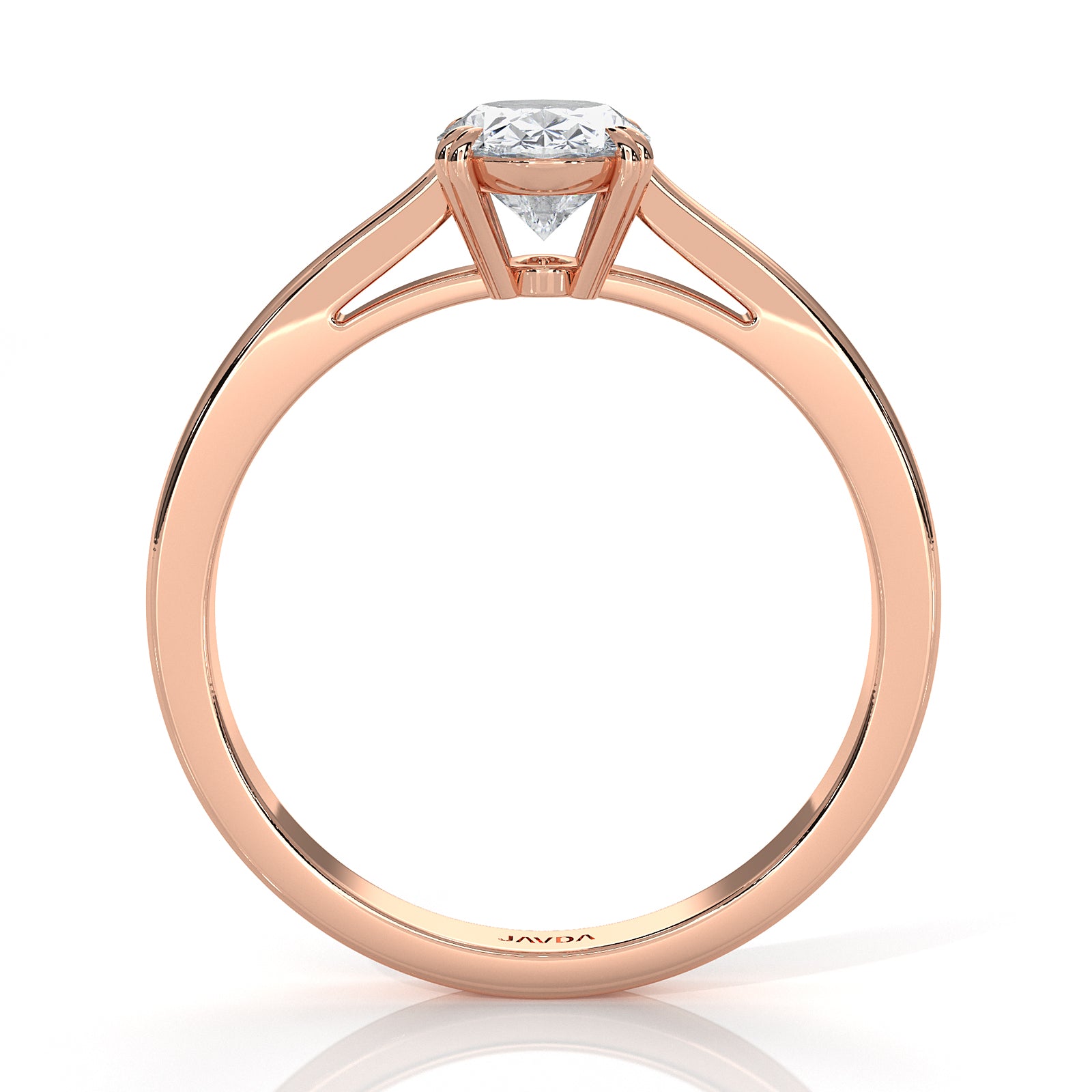 4.5g Emerald Lab Grown Diamond Six Prong Solitaire Engagement Ring IGI Certified 1.00 Ctw.