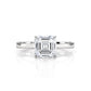 4.5g Princess Prong Setting Lab Grown Diamond Engagement Solitaire Ring IGI Certified 1.00 Ctw.