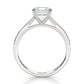 4.5g Princess Prong Setting Lab Grown Diamond Engagement Solitaire Ring IGI Certified 1.00 Ctw.
