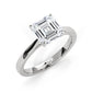 4.5g Princess Prong Setting Lab Grown Diamond Engagement Solitaire Ring IGI Certified 1.00 Ctw.