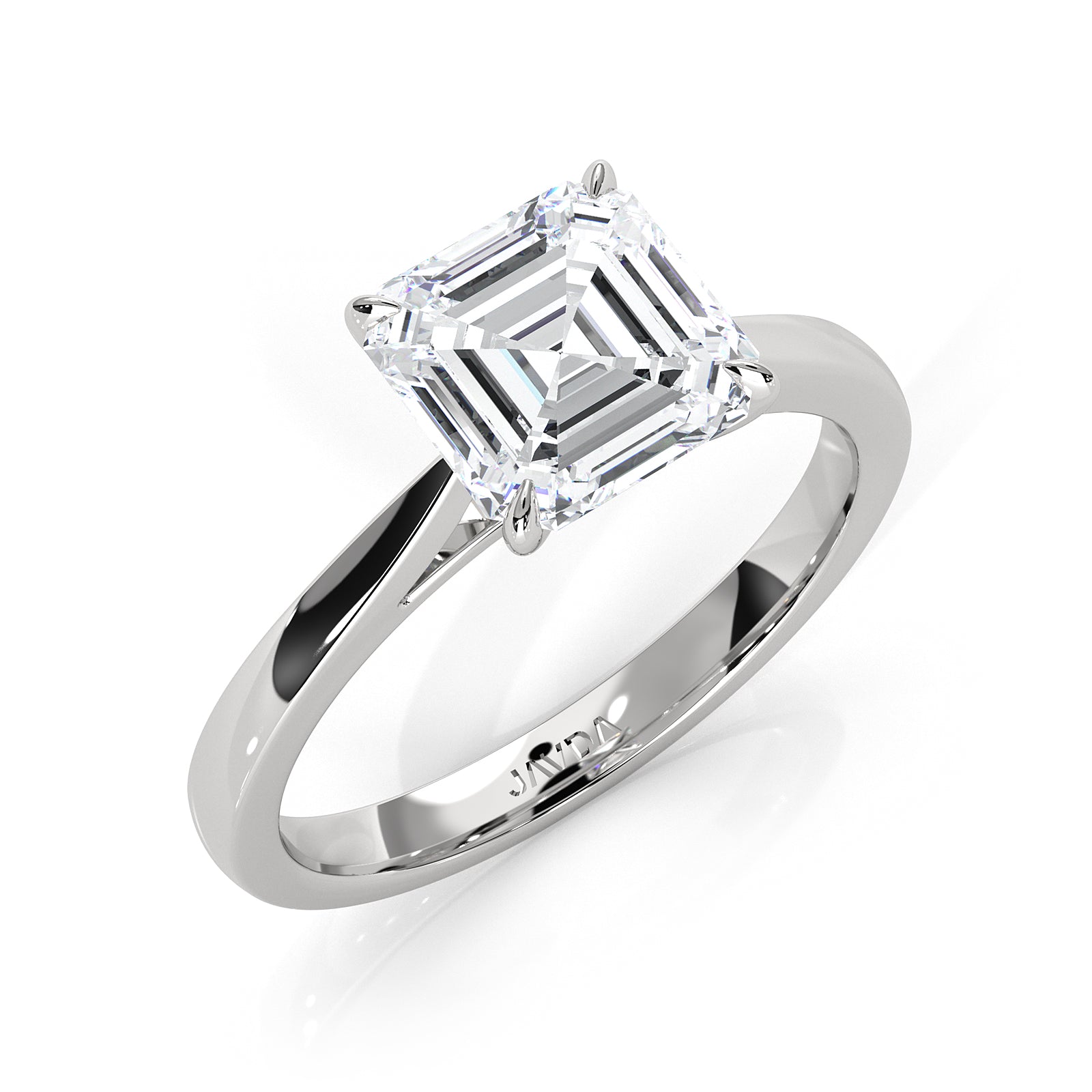 4.5g Princess Prong Setting Lab Grown Diamond Engagement Solitaire Ring IGI Certified 1.00 Ctw.