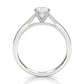 4.5g Princess Prong Setting Lab Grown Diamond Engagement Solitaire Ring IGI Certified 1.00 Ctw.