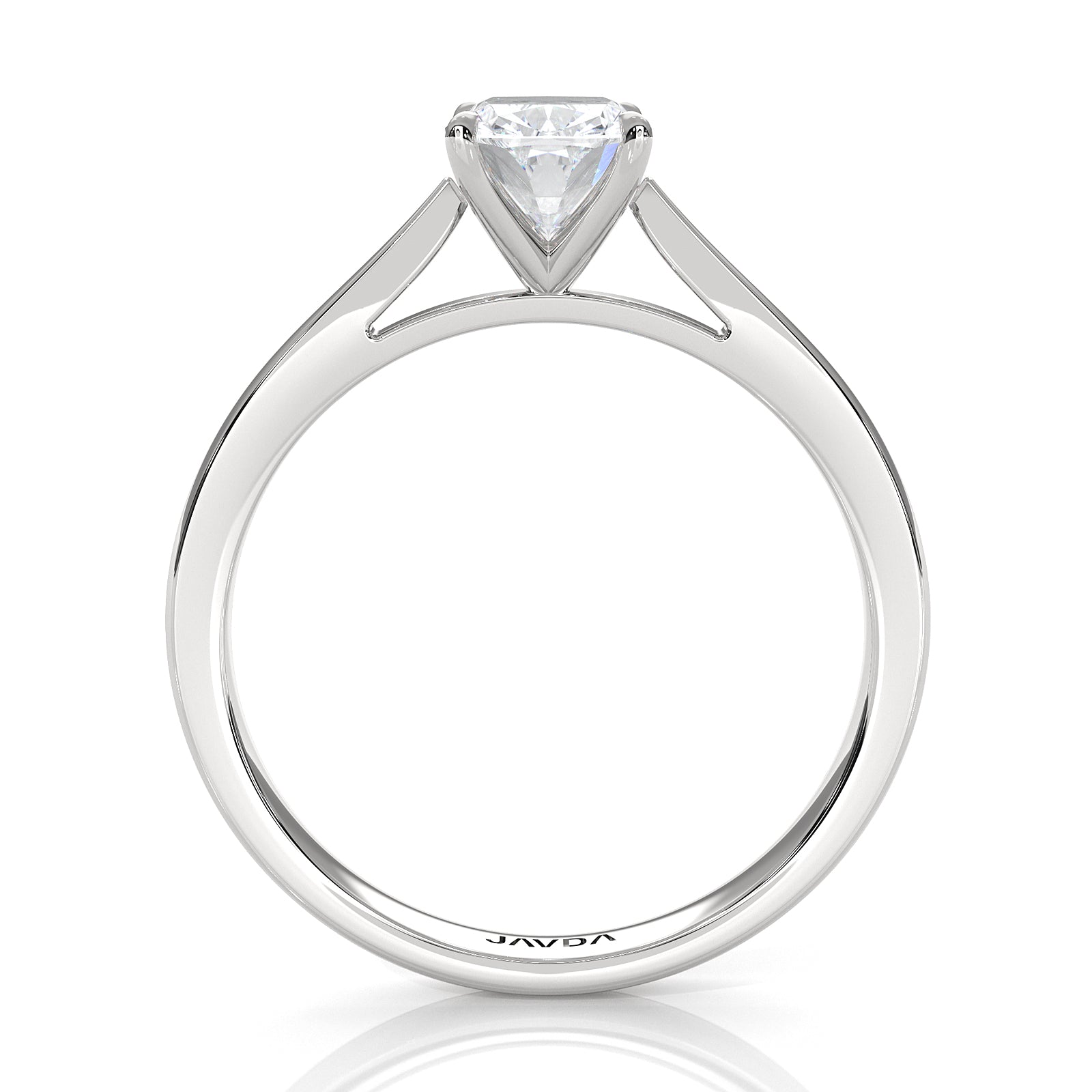 4.5g Princess Prong Setting Lab Grown Diamond Engagement Solitaire Ring IGI Certified 1.00 Ctw.