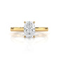 4.5g Princess Prong Setting Lab Grown Diamond Engagement Solitaire Ring IGI Certified 1.00 Ctw.