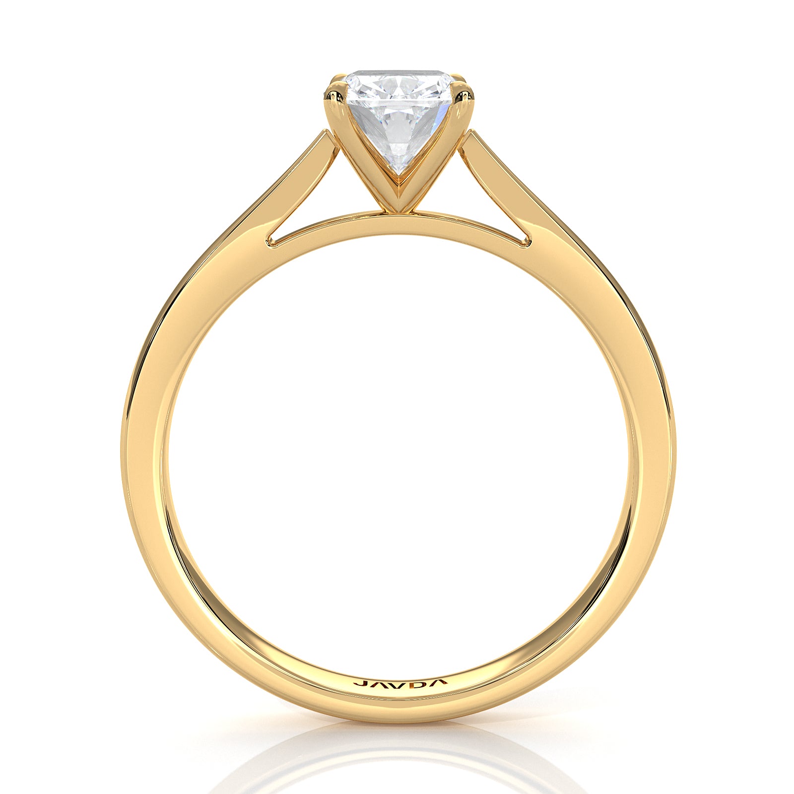 4.5g Princess Prong Setting Lab Grown Diamond Engagement Solitaire Ring IGI Certified 1.00 Ctw.