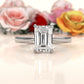 4.5g Princess Prong Setting Lab Grown Diamond Engagement Solitaire Ring IGI Certified 1.00 Ctw.