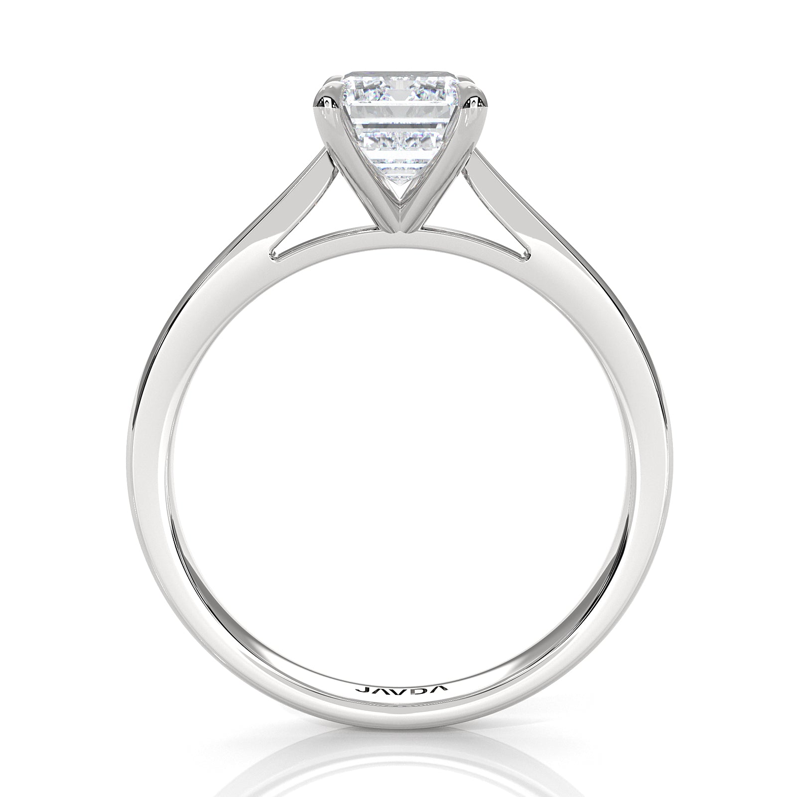 4.5g Princess Prong Setting Lab Grown Diamond Engagement Solitaire Ring IGI Certified 1.00 Ctw.
