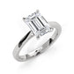 4.5g Princess Prong Setting Lab Grown Diamond Engagement Solitaire Ring IGI Certified 1.00 Ctw.