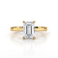 4.5g Princess Prong Setting Lab Grown Diamond Engagement Solitaire Ring IGI Certified 1.00 Ctw.