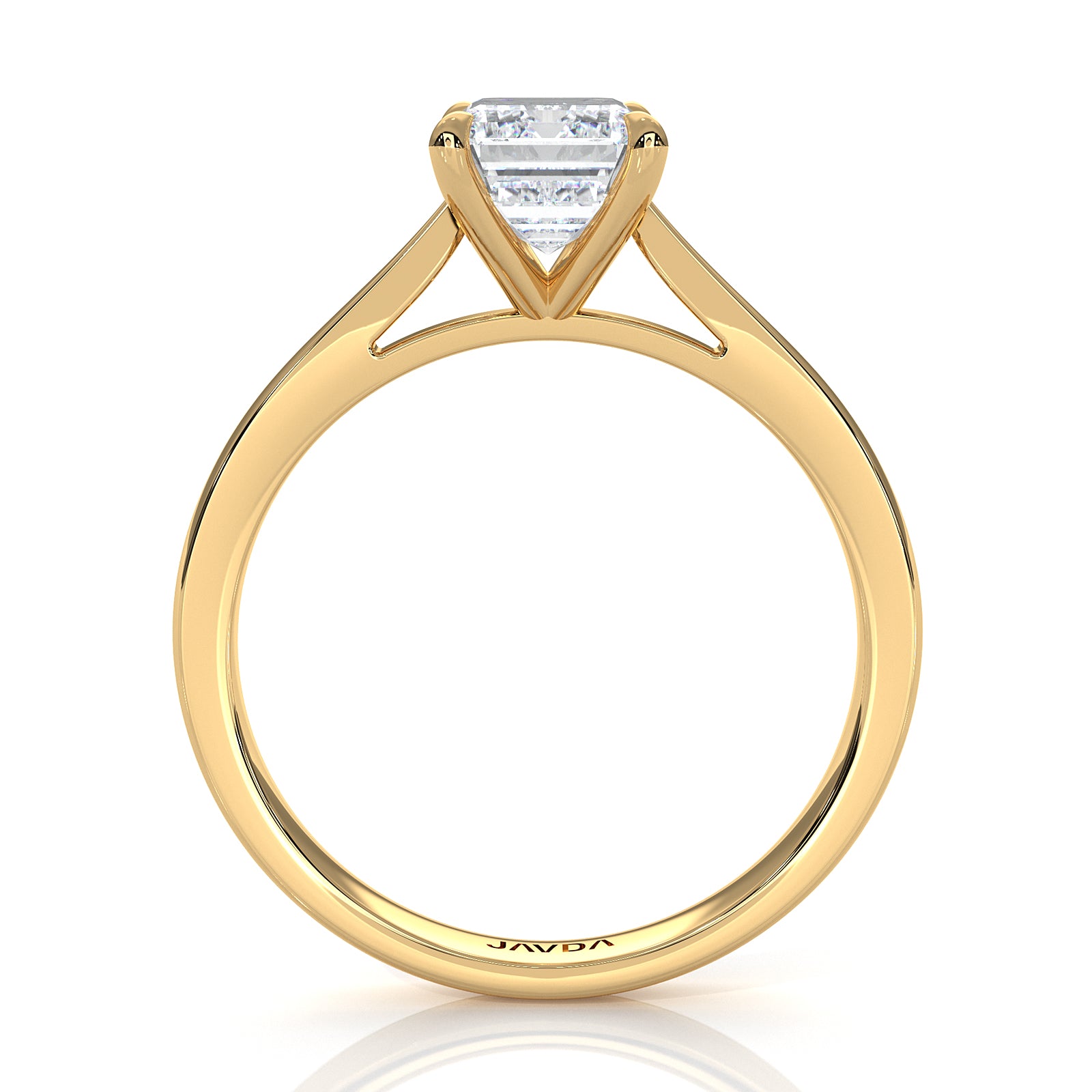 4.5g Princess Prong Setting Lab Grown Diamond Engagement Solitaire Ring IGI Certified 1.00 Ctw.