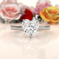 4.5g Princess Prong Setting Lab Grown Diamond Engagement Solitaire Ring IGI Certified 1.00 Ctw.