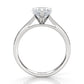 4.5g Princess Prong Setting Lab Grown Diamond Engagement Solitaire Ring IGI Certified 1.00 Ctw.
