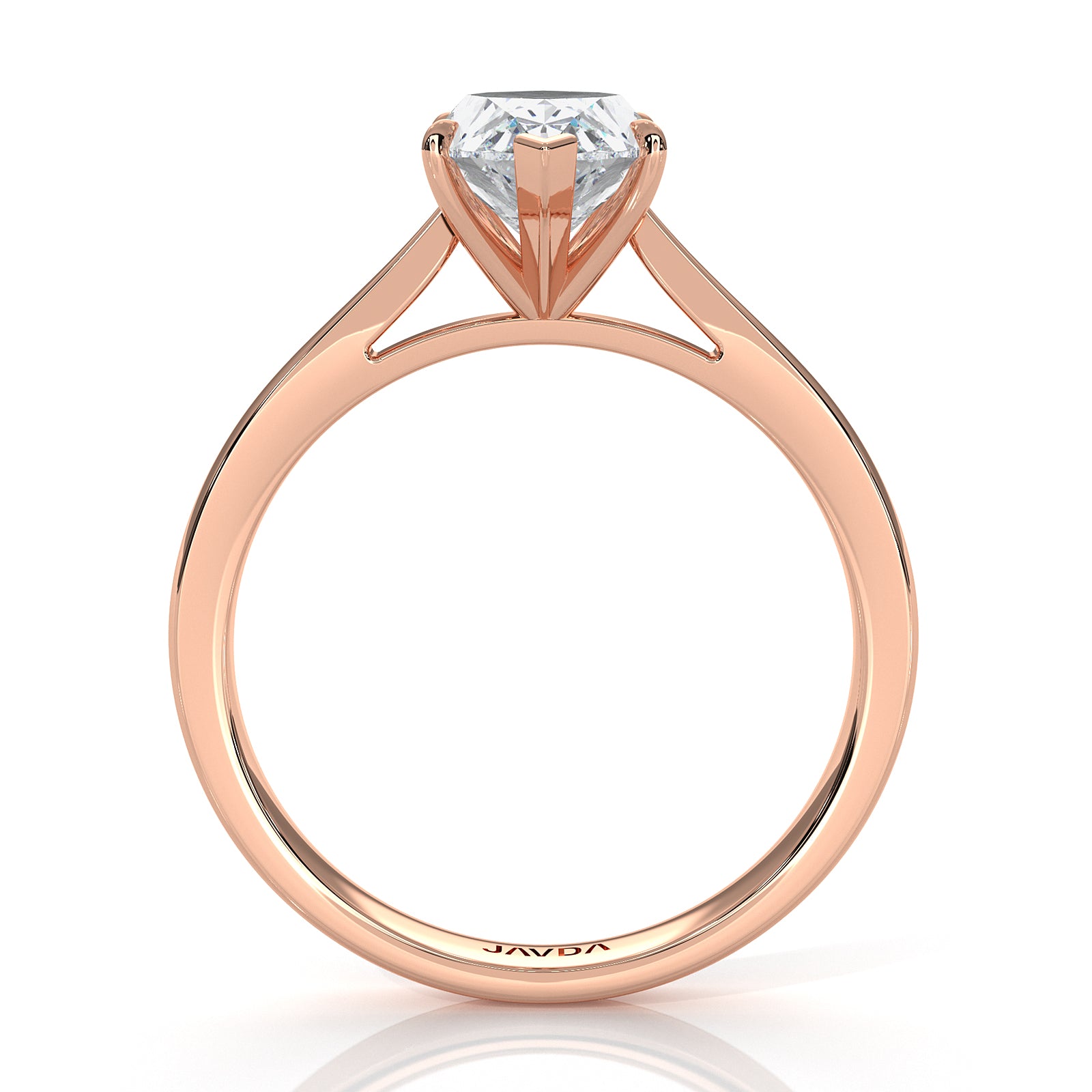 4.5g Princess Prong Setting Lab Grown Diamond Engagement Solitaire Ring IGI Certified 1.00 Ctw.