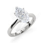 4.5g Princess Prong Setting Lab Grown Diamond Engagement Solitaire Ring IGI Certified 1.00 Ctw.
