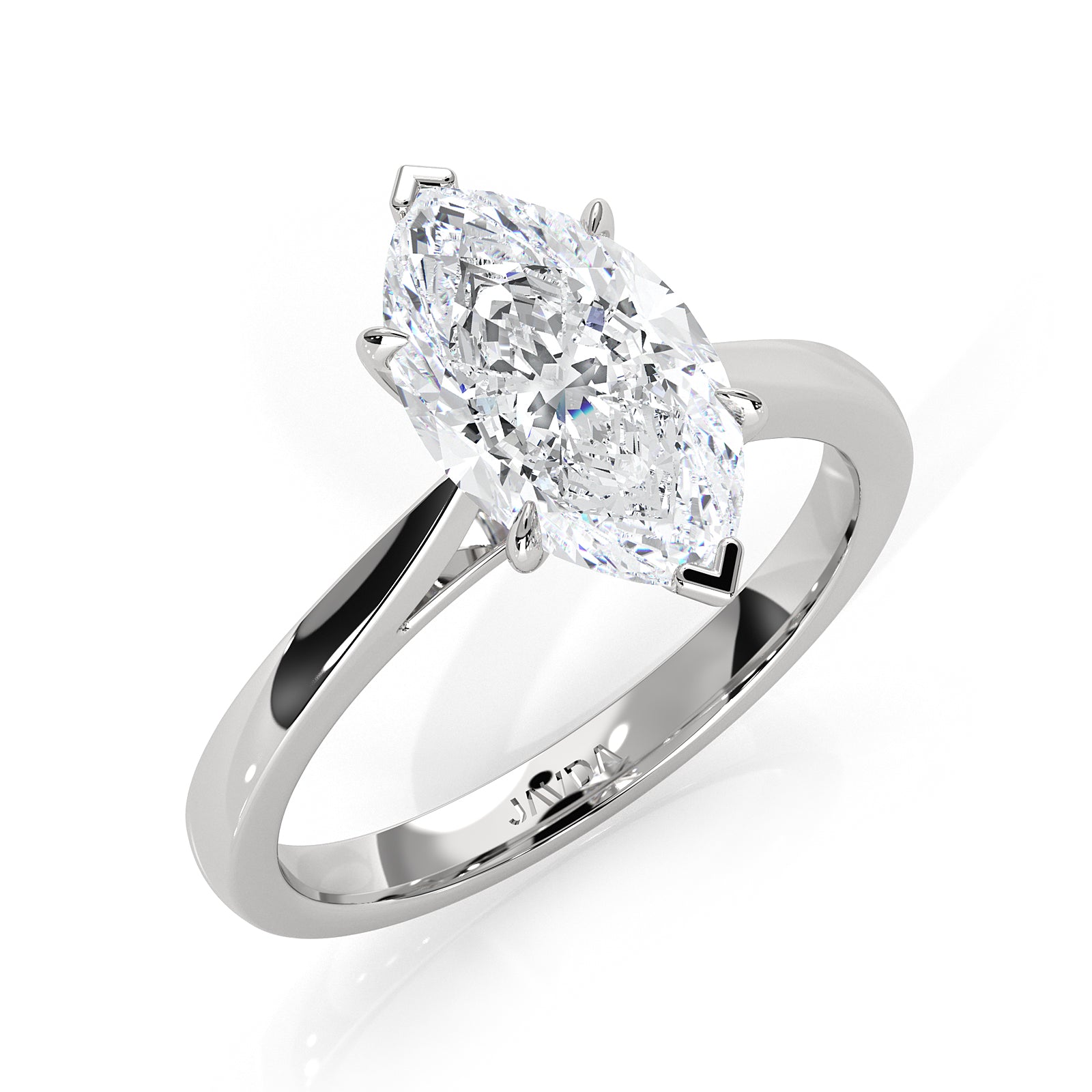 4.5g Princess Prong Setting Lab Grown Diamond Engagement Solitaire Ring IGI Certified 1.00 Ctw.