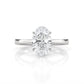 4.5g Princess Prong Setting Lab Grown Diamond Engagement Solitaire Ring IGI Certified 1.00 Ctw.