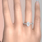 4.5g Princess Prong Setting Lab Grown Diamond Engagement Solitaire Ring IGI Certified 1.00 Ctw.