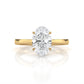4.5g Princess Prong Setting Lab Grown Diamond Engagement Solitaire Ring IGI Certified 1.00 Ctw.