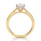 4.5g Princess Prong Setting Lab Grown Diamond Engagement Solitaire Ring IGI Certified 1.00 Ctw.