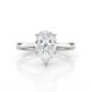 4.5g Princess Prong Setting Lab Grown Diamond Engagement Solitaire Ring IGI Certified 1.00 Ctw.