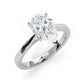 4.5g Princess Prong Setting Lab Grown Diamond Engagement Solitaire Ring IGI Certified 1.00 Ctw.