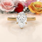 4.5g Princess Prong Setting Lab Grown Diamond Engagement Solitaire Ring IGI Certified 1.00 Ctw.