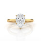4.5g Princess Prong Setting Lab Grown Diamond Engagement Solitaire Ring IGI Certified 1.00 Ctw.