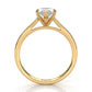 4.5g Princess Prong Setting Lab Grown Diamond Engagement Solitaire Ring IGI Certified 1.00 Ctw.