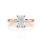 4.5g Princess Prong Setting Lab Grown Diamond Engagement Solitaire Ring IGI Certified 1.00 Ctw.