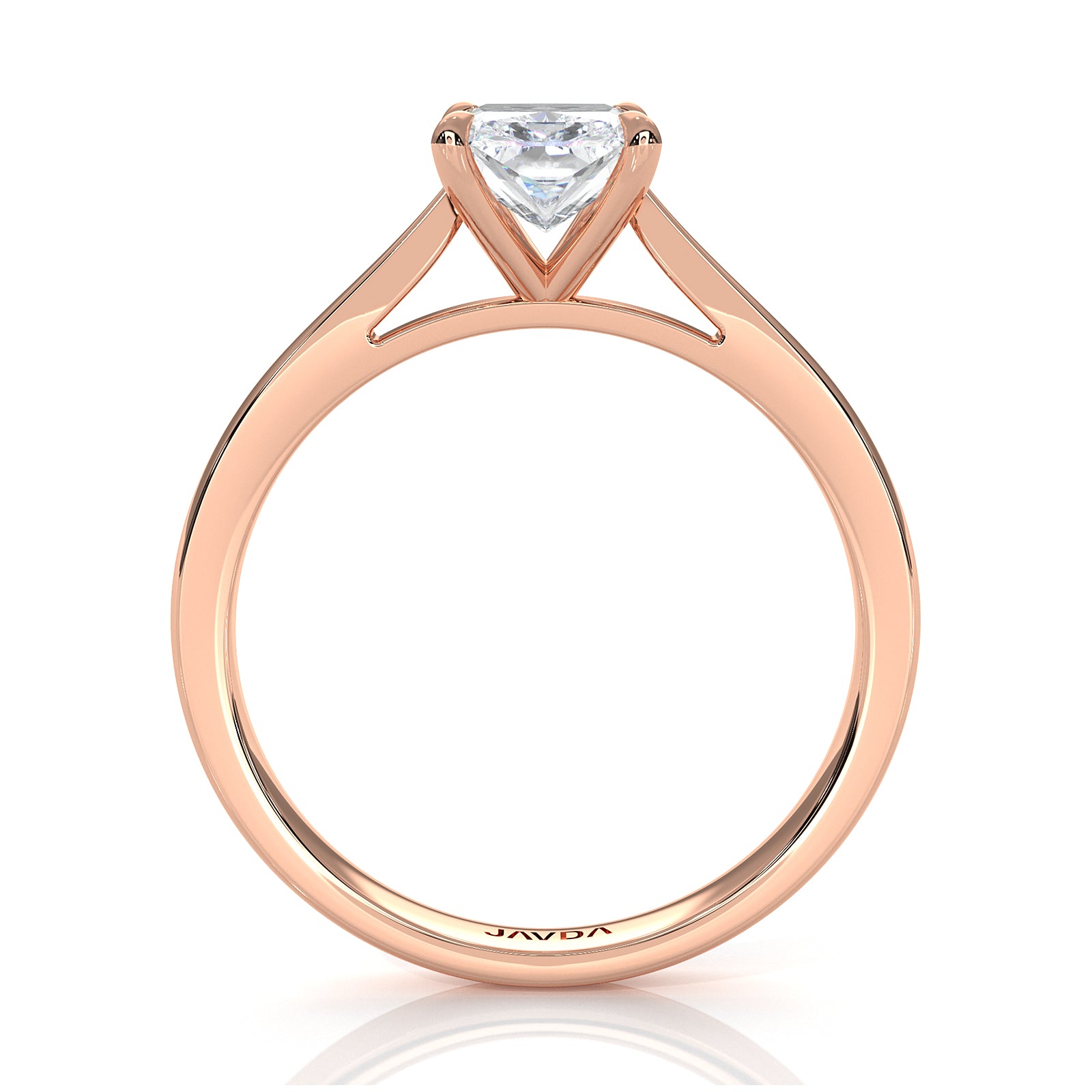 4.5g Princess Prong Setting Lab Grown Diamond Engagement Solitaire Ring IGI Certified 1.00 Ctw.