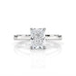 4.5g Princess Prong Setting Lab Grown Diamond Engagement Solitaire Ring IGI Certified 1.00 Ctw.